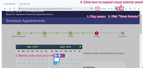 Monitoring availability of US visa appointment dates using Distill.